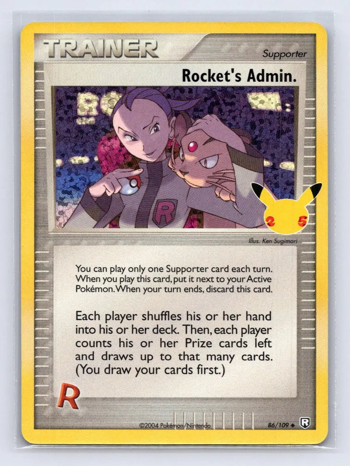 Generations Rockets Admin Rocket's Admin. 86/109 25th Celebrations: Classic Collection Pokemon NM ...