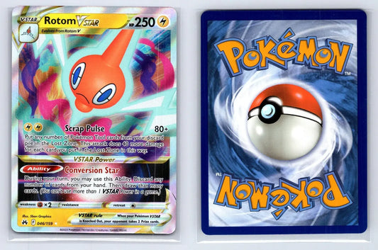 Rotom VSTAR 046/159 Crown Zenith Pokemon NM - Mastercoins