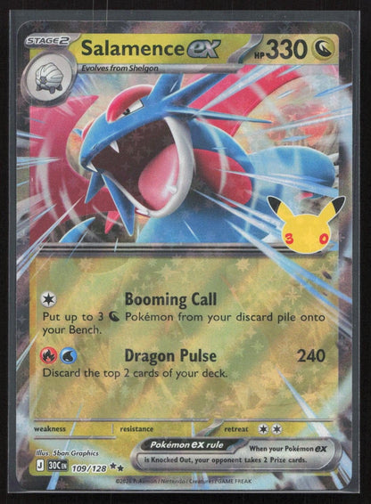 Salamence ex 109/128 ME: 30th Celebration Ultra Rare NM - Mastercoins