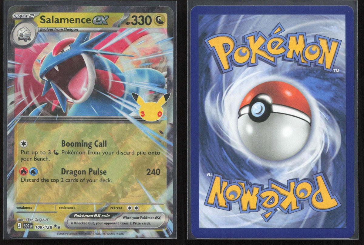 Salamence ex 109/128 ME: 30th Celebration Ultra Rare NM - Mastercoins