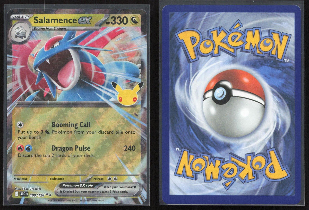 Salamence ex 109/128 ME: 30th Celebration Ultra Rare NM - Mastercoins