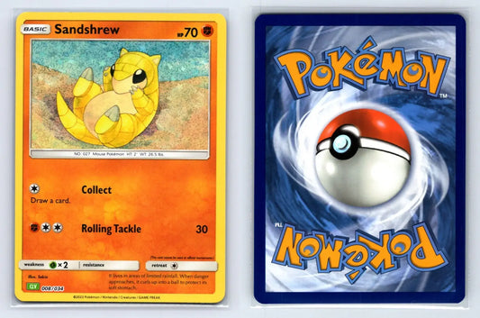 Sandshrew 008/034 TCG Classic Venusaur Pokemon Near Mint - Mastercoins