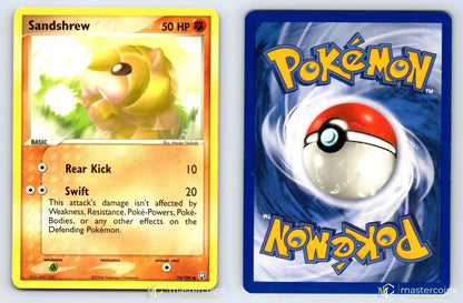 Sandshrew 74/109 Team Rocket Returns Pokemon MP - Mastercoins