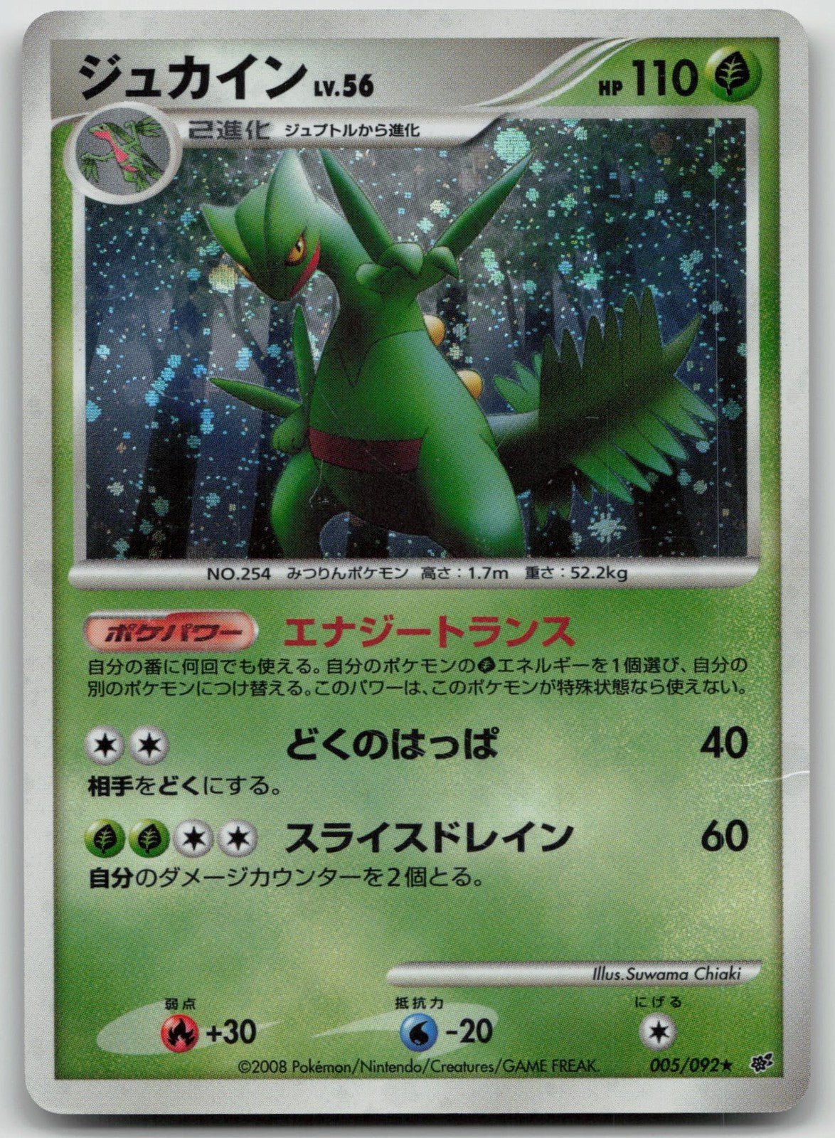 Sceptile 005/092 Stormfront Pokemon Japanese HP - Mastercoins