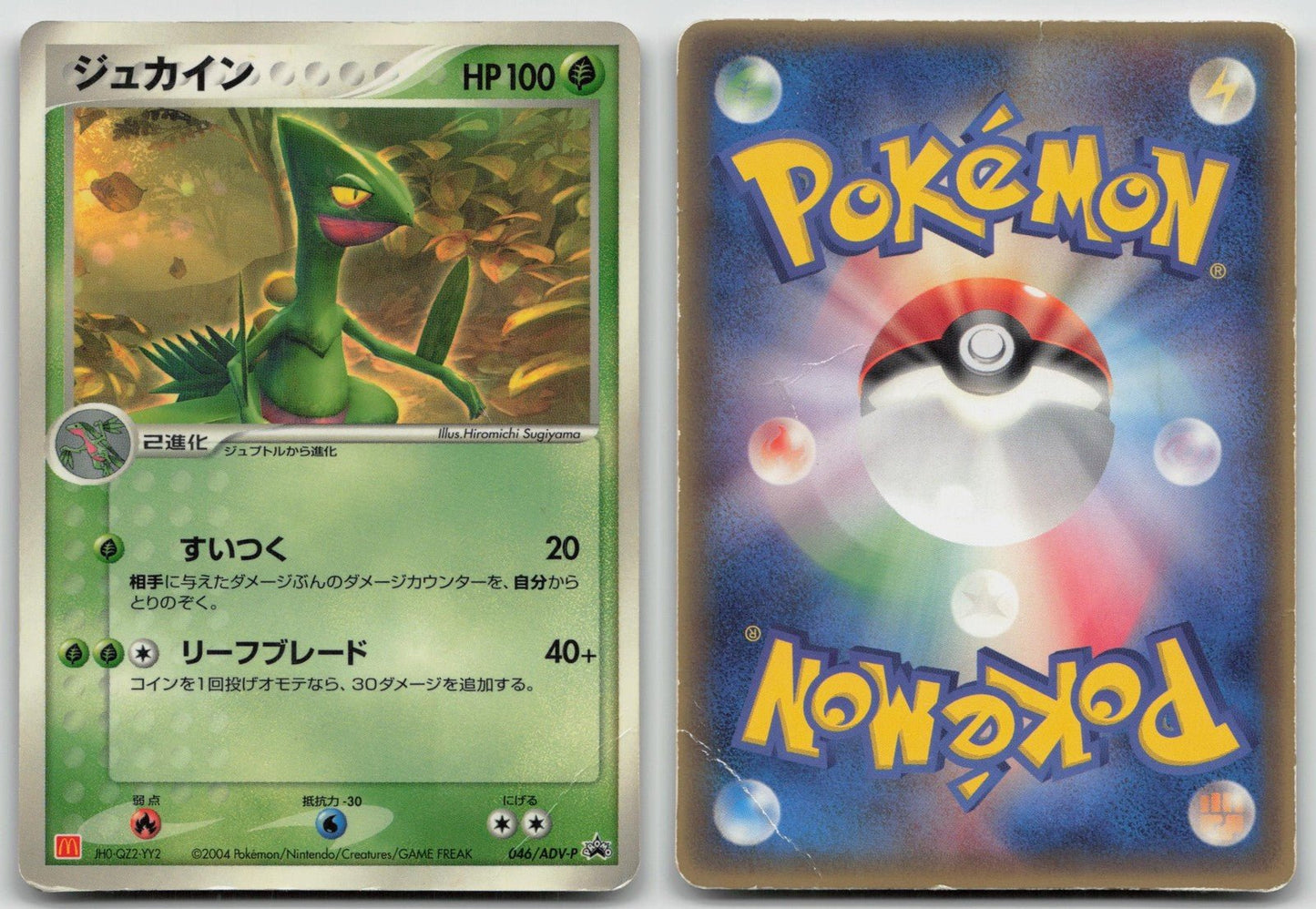 SCEPTILE 046/ADV - P MCDONALD'S POKEMON JAPANESE DMG - Mastercoins