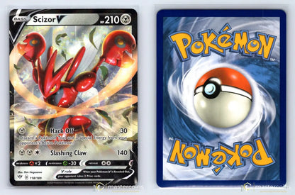 Scizor V 118/189 Darkness Ablaze Pokemon NM - Mastercoins