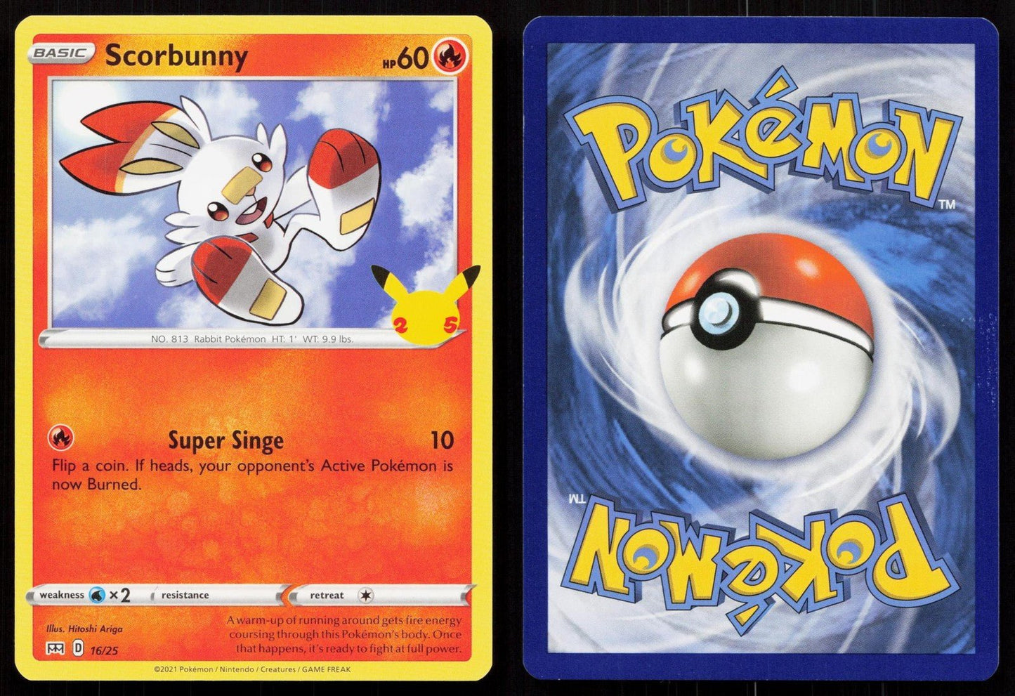 SCORBUNNY 016/025 MCDONALD'S 25TH ANNIVERSARY PROMOS NM - Mastercoins