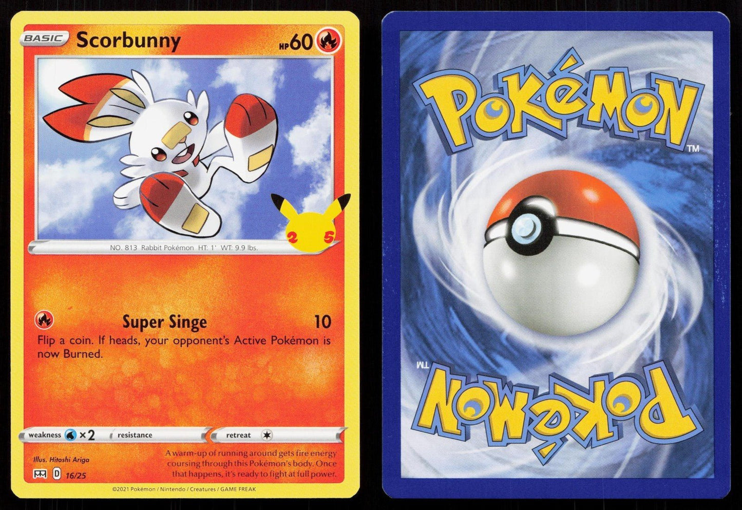 SCORBUNNY 016/025 MCDONALD'S 25TH ANNIVERSARY PROMOS NM - Mastercoins