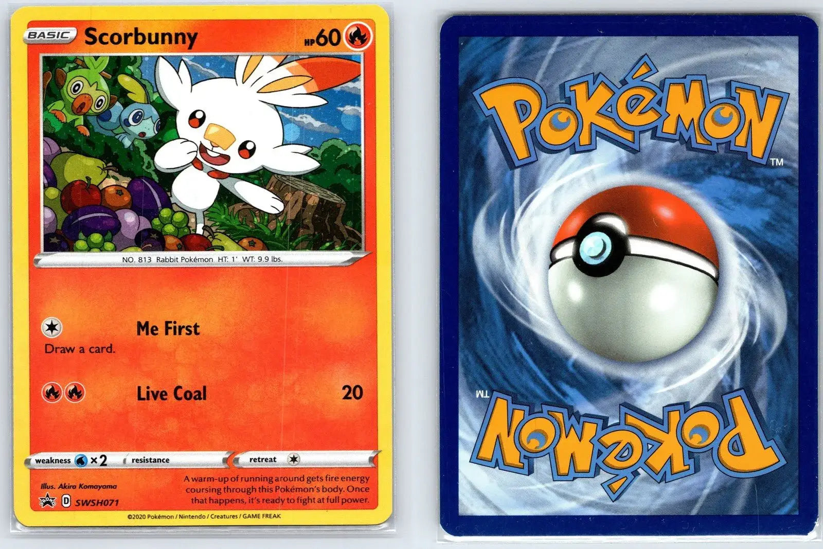 Scorbunny SWSH071 SWSH Black Star Pokemon NM - Mastercoins