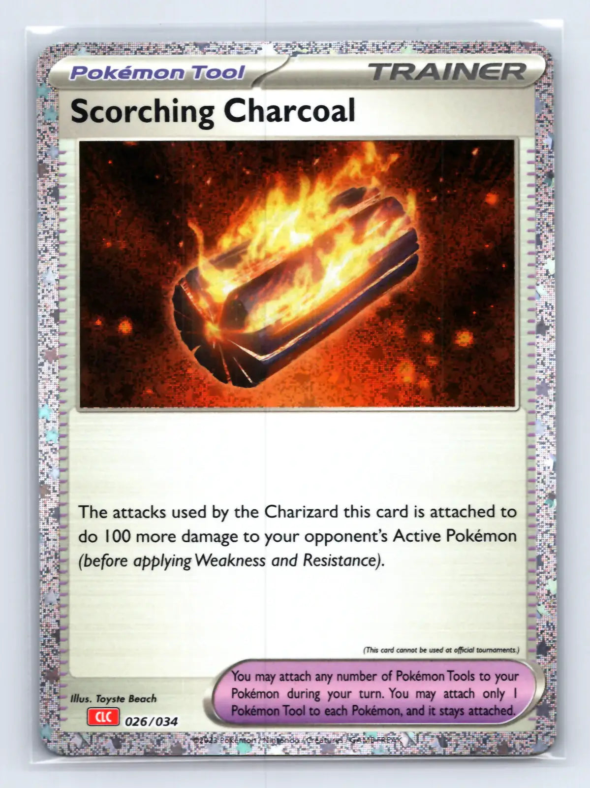 Scorching Charcoal 026/034 Classic Collection CLC Pokemon Near Mint - Mastercoins