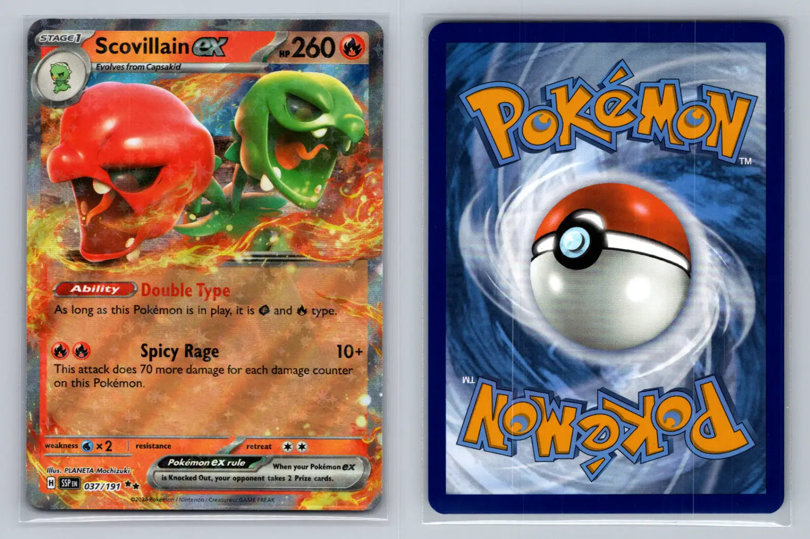 Scovillain EX - Surging Sparks - 037/191 - Pokemon TCG - Mastercoins