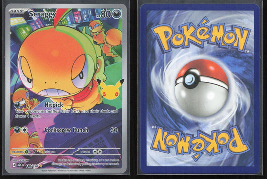 Scraggy 140/128 ME: 30th Celebration Illustration Rare NM - Mastercoins