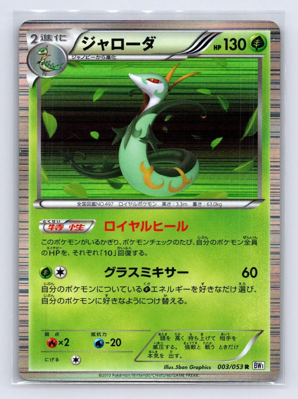 Serperior 003/053 White Collection Pokemon Japanese NM - Mastercoins