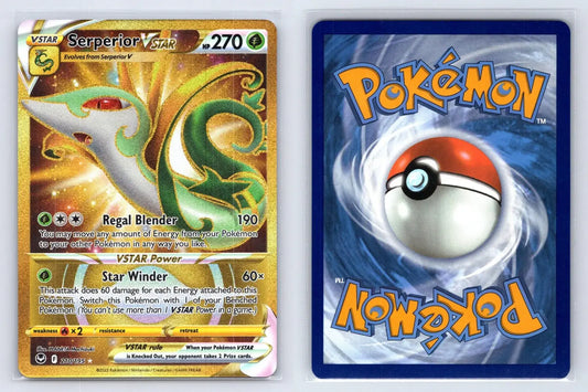 Serperior VSTAR 210/195 Silver Tempest Pokemon NM - Mastercoins