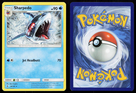 SHARPEDO 28/145 GUARDIANS RISING NM - Mastercoins