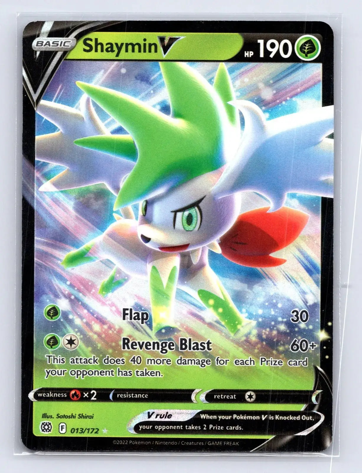 Shaymin V 013/172 Brilliant Stars Pokemon NM - Mastercoins