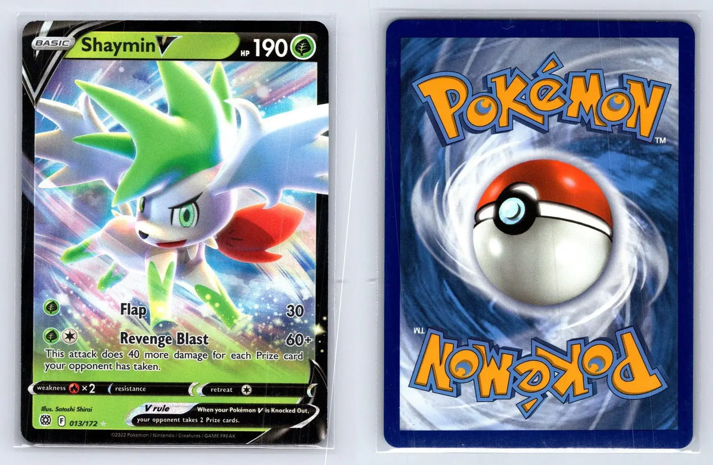 Shaymin V 013/172 Brilliant Stars Pokemon NM - Mastercoins