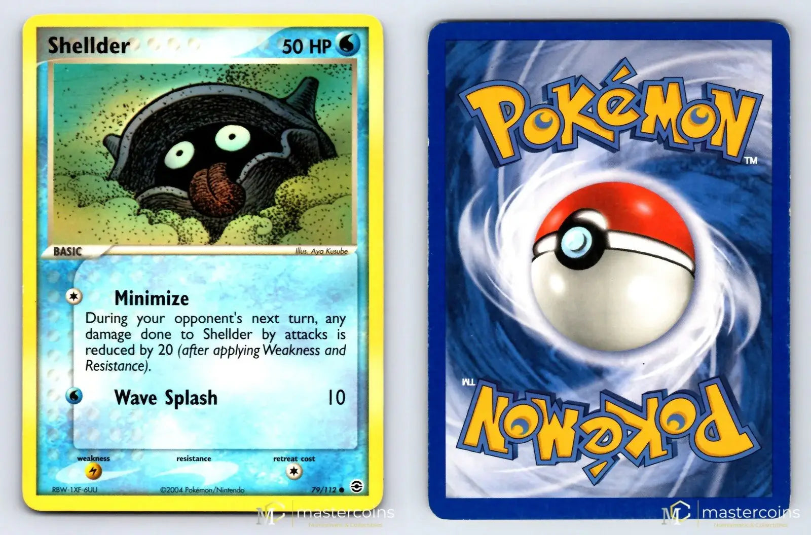 Shellder 79/112 FireRed & LeafGreen Pokemon MP - Mastercoins