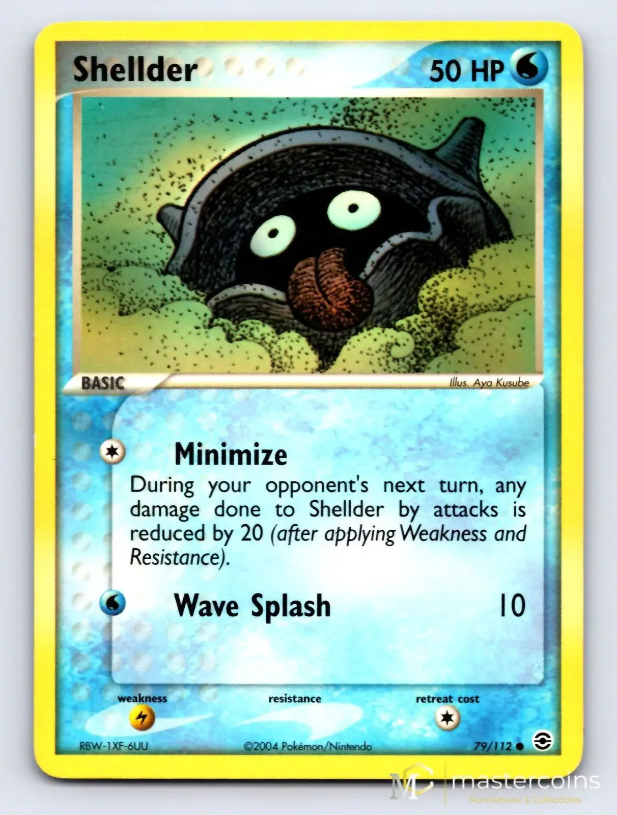 Shellder 79/112 FireRed & LeafGreen Pokemon MP - Mastercoins