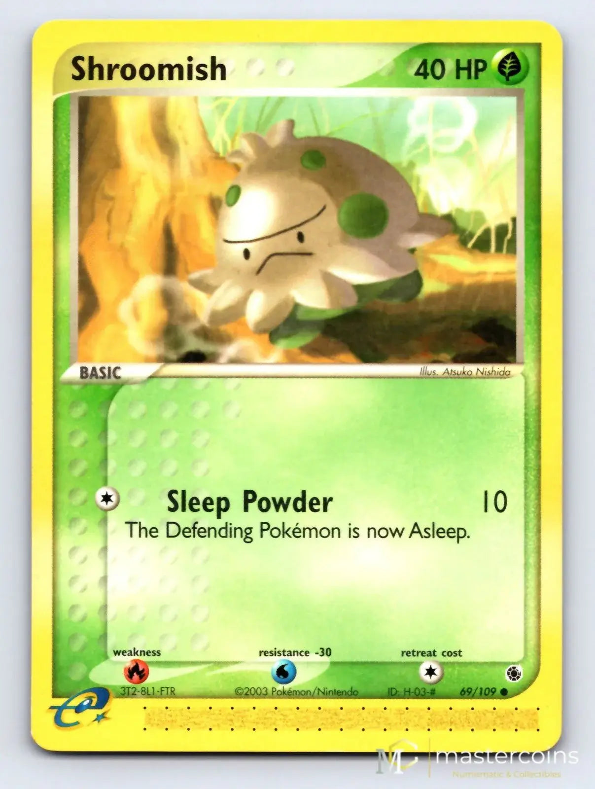 Shroomish 69/109 Ruby & Sapphire Pokemon MP - Mastercoins