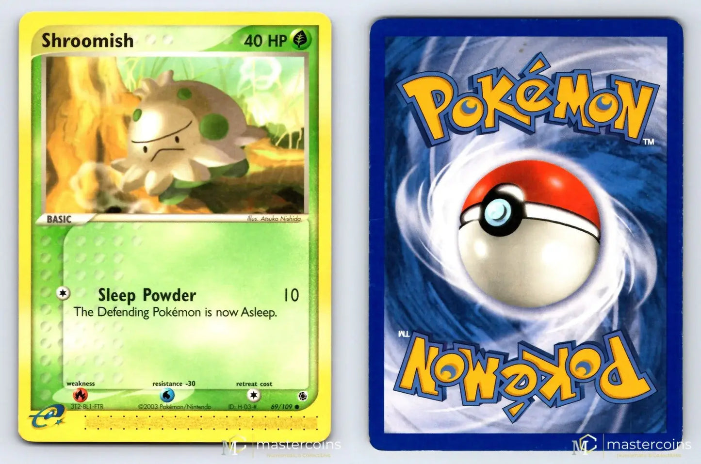 Shroomish 69/109 Ruby & Sapphire Pokemon MP - Mastercoins