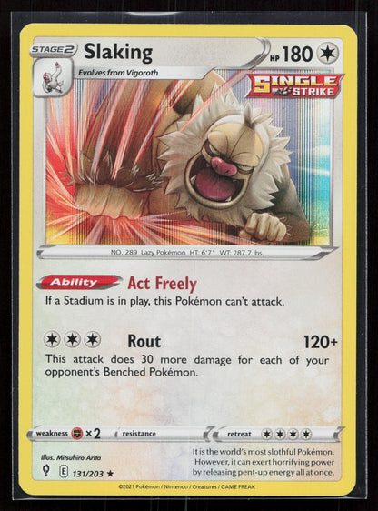 SLAKING 131/203 EVOLVING SKIES NM - Mastercoins