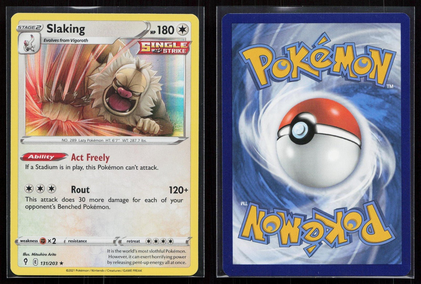 SLAKING 131/203 EVOLVING SKIES NM - Mastercoins