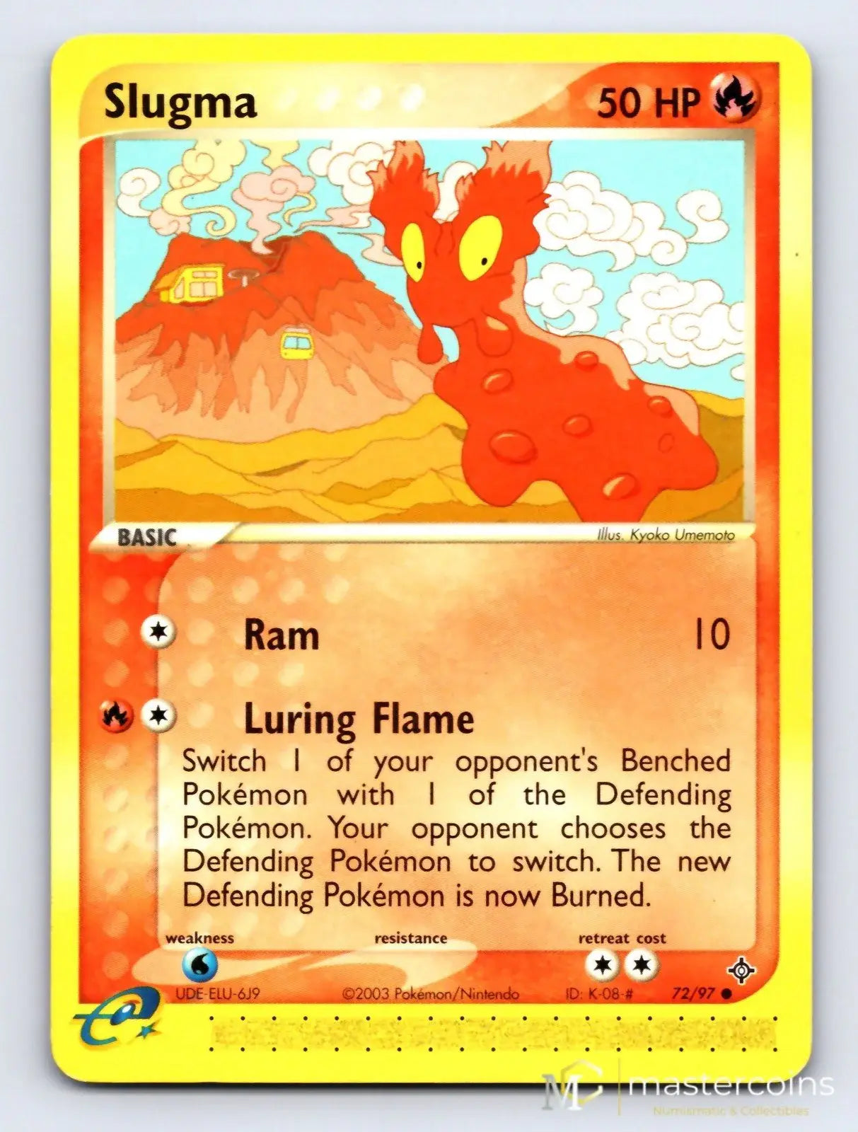 Slugma 72/97 Dragon Pokemon MP - Mastercoins