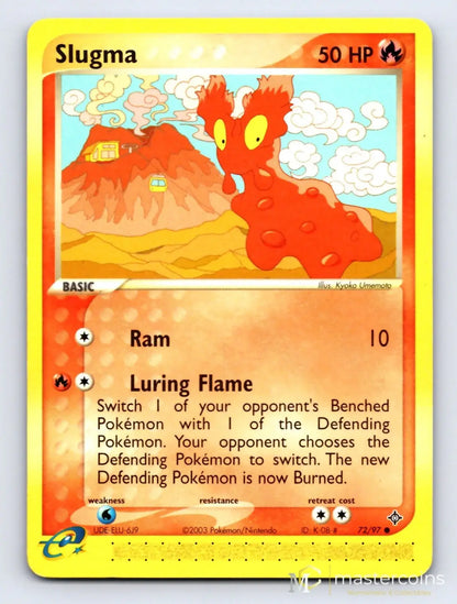 Slugma 72/97 Dragon Pokemon MP - Mastercoins