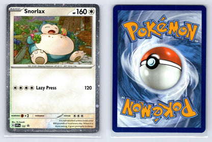 Snorlax 122 Scarlet & Violet Pokemon NM - Mastercoins
