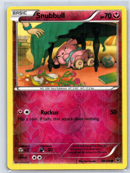 Snubbull 68/124 Reverse Holo Fates Collide Pokemon NM - Mastercoins