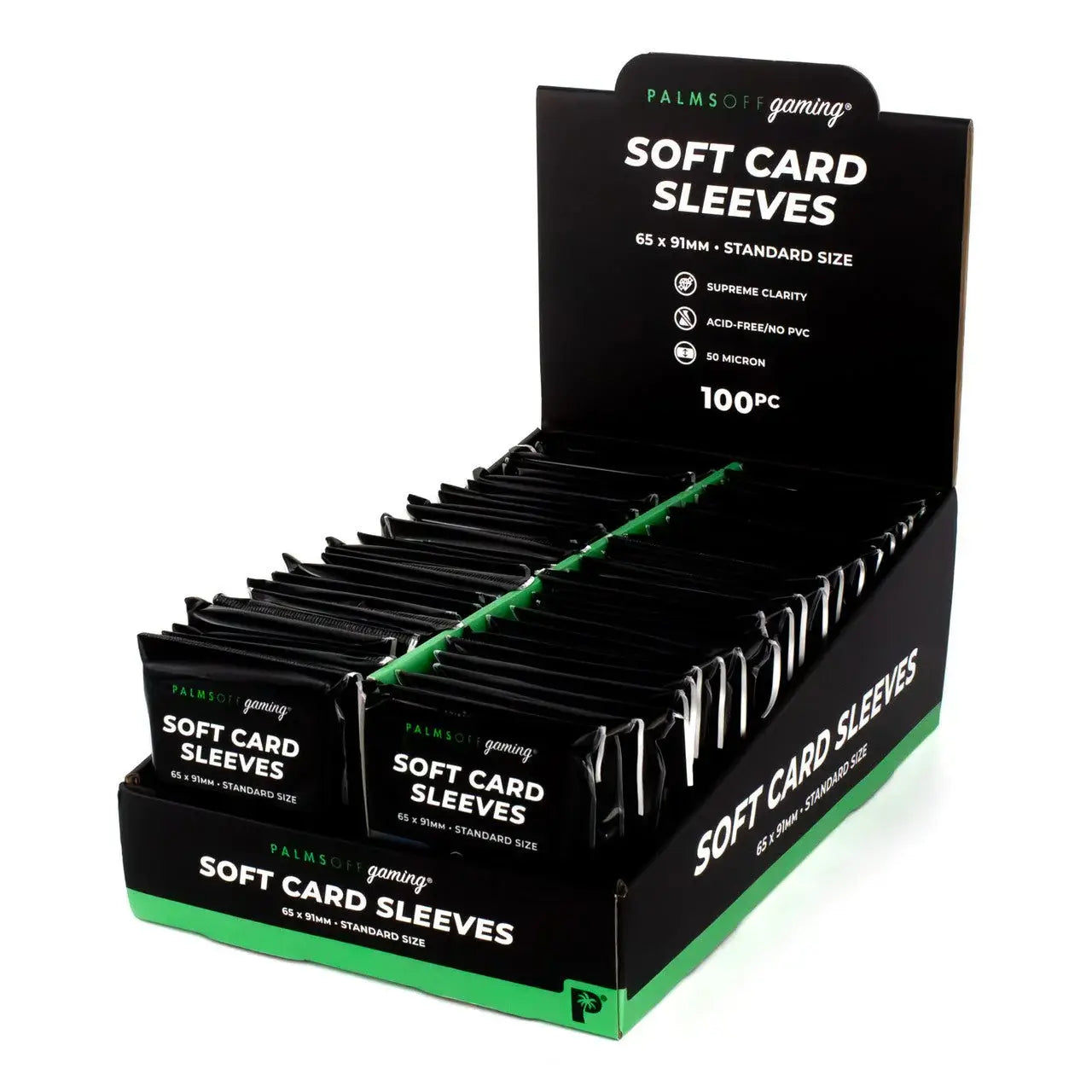 Soft TCG Sleeves - 100pc (Regular Size) Palms off Gaming Card Sleeves - Mastercoins