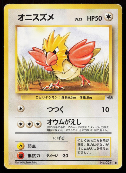 Spearow No. 021 Jungle Japanese HP - Mastercoins