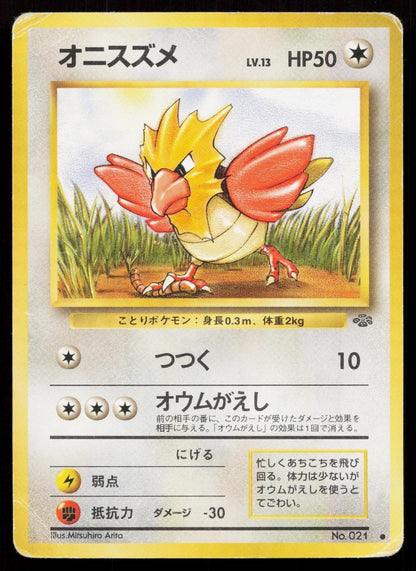Spearow No. 021 Jungle Japanese HP - Mastercoins