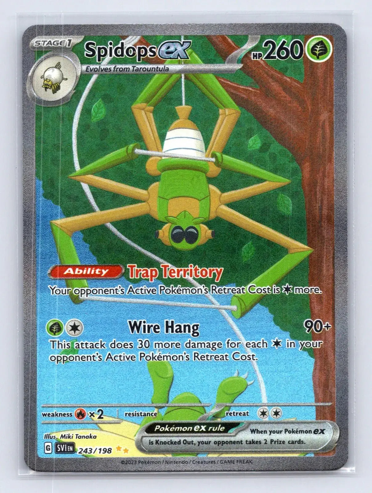 Spidops ex 243/198 Scarlet & Violet Pokemon NM - Mastercoins