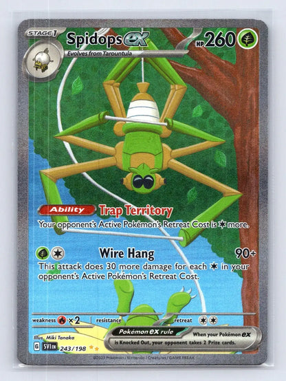 Spidops ex 243/198 Scarlet & Violet Pokemon NM - Mastercoins