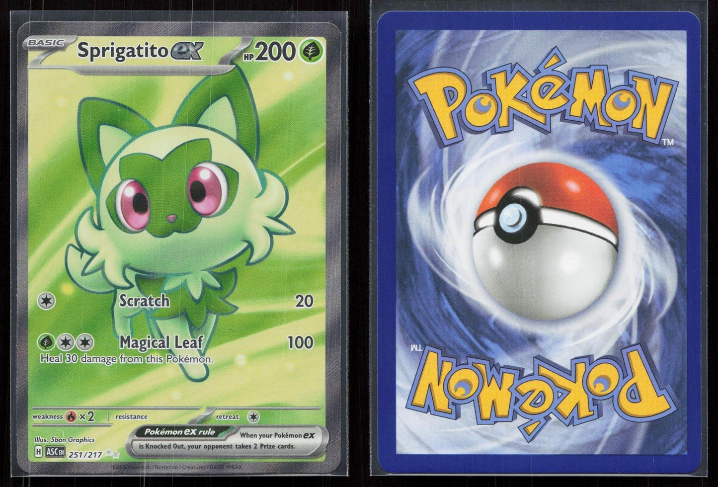 SPRIGATITO EX 251/217 ASCENDED HEROES NM - Mastercoins