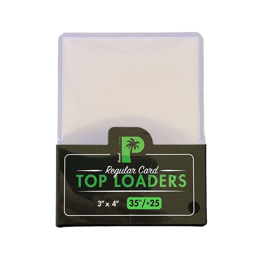 Standard 35pt Top Loaders - 25pc Pack - Palms off Gaming - Mastercoins