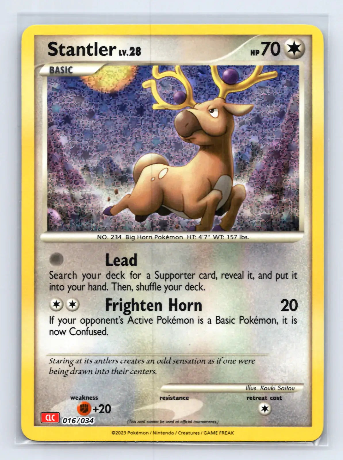 Stantler 016/034 Classic Collection CLC Pokemon Near Mint - Mastercoins