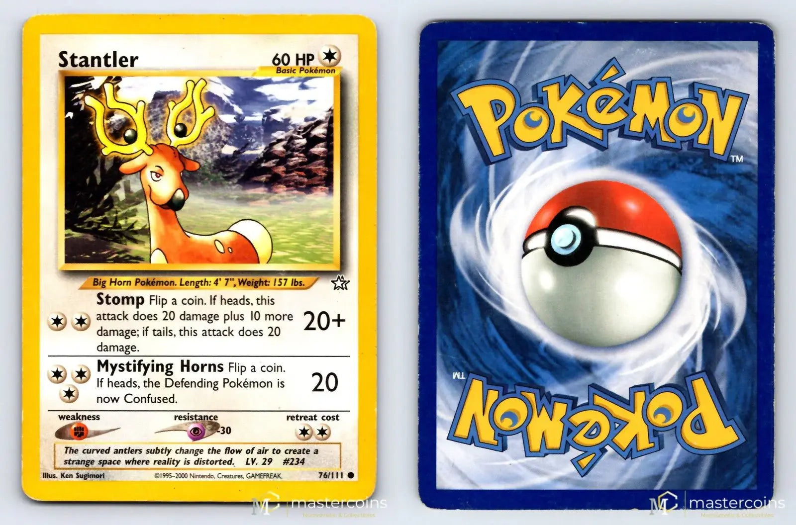 Stantler 76/111 Neo Genesis Pokemon MP - Mastercoins