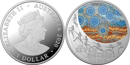 Star Dreaming 3 Coin Set - Emu in the Sky, Seven Sisters & Shark in the Stars 1/2oz Silver - Mastercoins