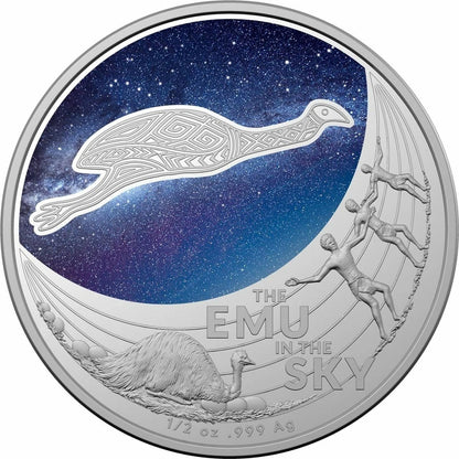 Star Dreaming 3 Coin Set - Emu in the Sky, Seven Sisters & Shark in the Stars 1/2oz Silver - Mastercoins