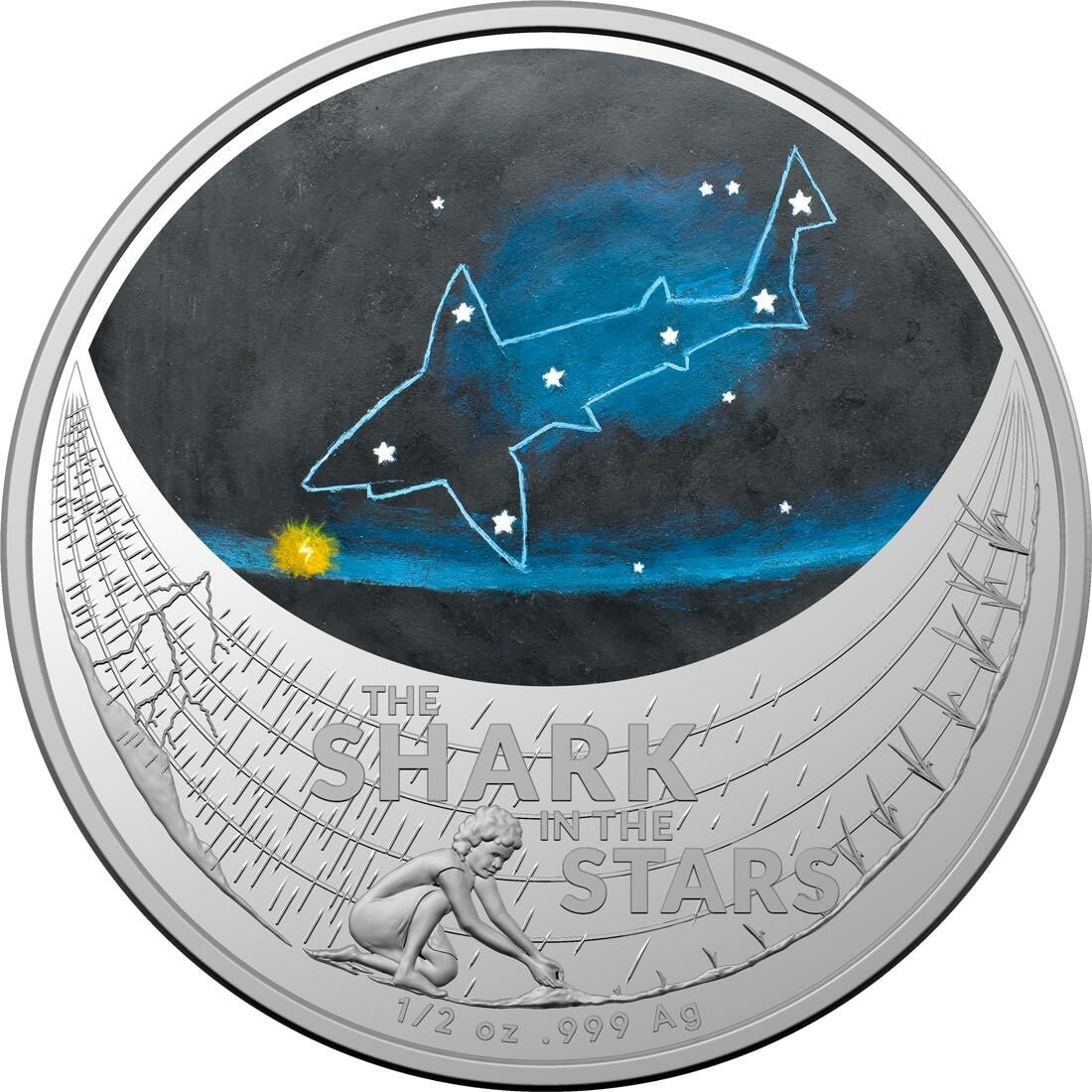 Star Dreaming 3 Coin Set - Emu in the Sky, Seven Sisters & Shark in the Stars 1/2oz Silver - Mastercoins
