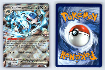 Steven's Metagross ex 145/182 Double Rare Destined Rivals Pokemon Near Mint - Mastercoins