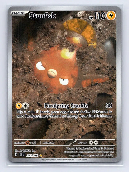 Stunfisk 202/191 Surging Sparks Pokemon NM - Mastercoins