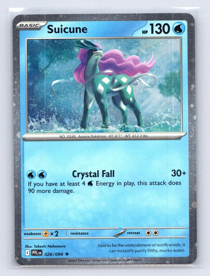 Suicune 026/094 Cosmos Holo Promo Phantasmal Flames Pokemon NM - Mastercoins
