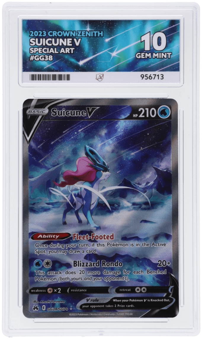 🎰👀 SUICUNE V GG38/GG70 CROWN ZENITH ACE 10 - Mastercoins
