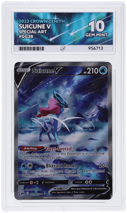 🎰👀 SUICUNE V GG38/GG70 CROWN ZENITH ACE 10 - Mastercoins