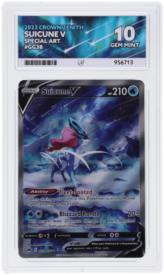 🎰👀 SUICUNE V GG38/GG70 CROWN ZENITH ACE 10 - Mastercoins