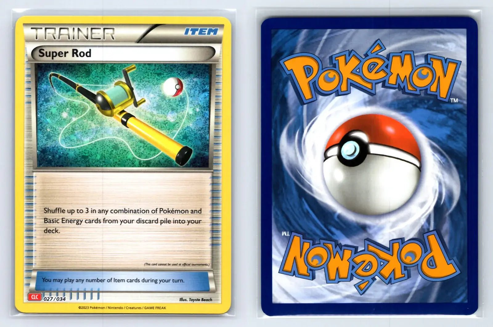 Super Rod 027/034 Classic Collection CLC Pokemon Near Mint - Mastercoins